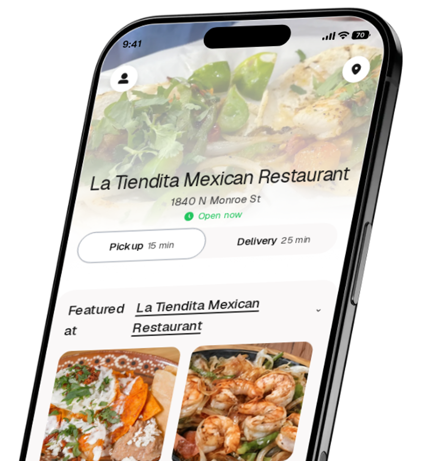 La Tiendita Mexican Restaurant app preview