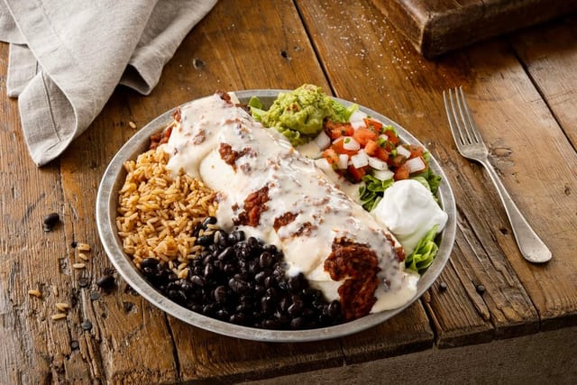 Baja Burrito (No Meat).