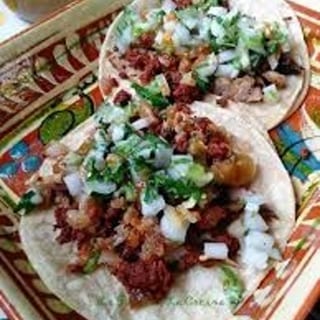 Taco Campechano (Sausage & Steak)