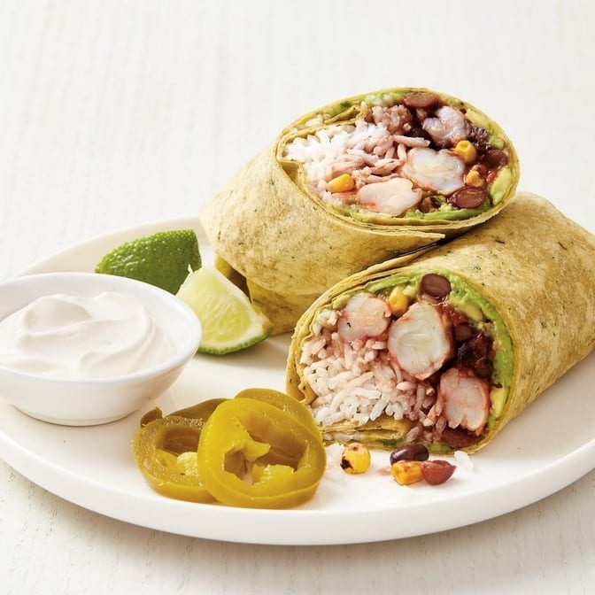 Shrimp Burrito.