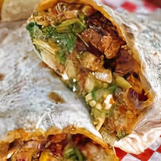 Burrito Al Pastor (Marinated Pork)