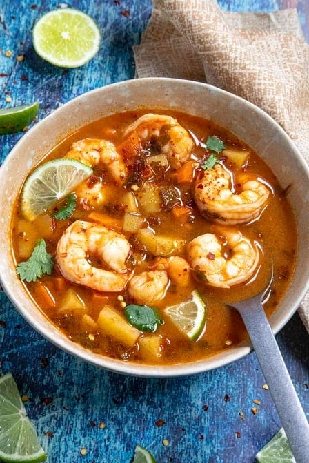 Camarones Soup (Shrimp).