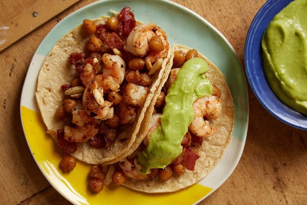 Tacos De Camarones (2) (Shrimp).